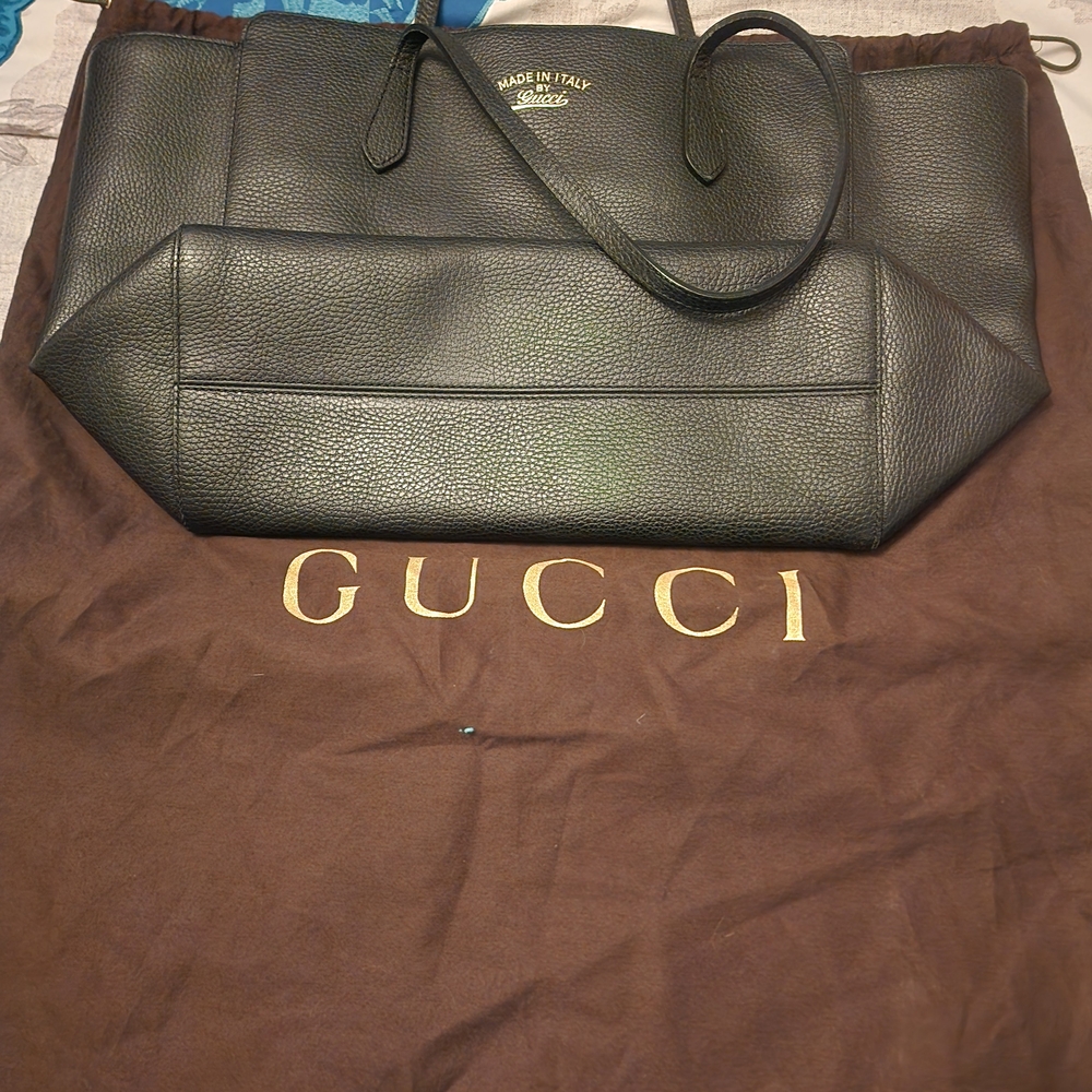 Gucci Dark Leather Handbag